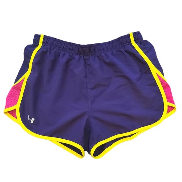 Under Armour women's 3" running shorts Royal purple size small - Picture 1 of 8